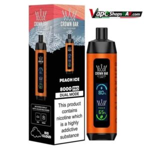 Al Fakher 8000Pro Dual Mode Disposable Vape in Dubai peach ice