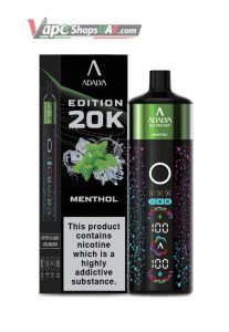 Adalya Edition 20k 20000 Puffs Shisha Disposable Vape DUBAI Menthol