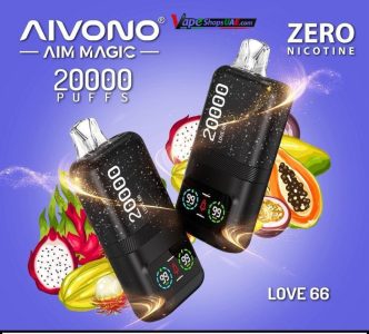 Aivono Aim Magic 20000 Puffs Zero Nicotine Disposable Vape in Dubai - love 66