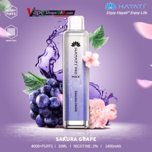 HAYATI PRO MAX 4000 SAKURA GRAPE