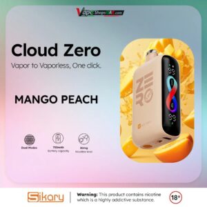 Sikary Cloud Zero 20000 Puffs Disposable 20mg In Dubai - Mango Peach