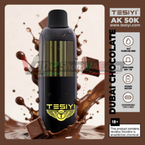 TESIYI AK 50000 Puffs 50mg Disposable Vape in Dubai dubai chocolate