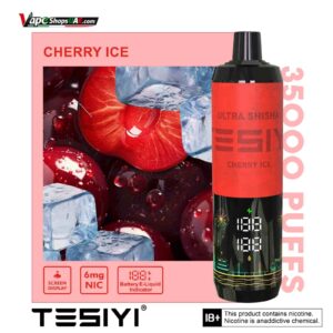 TESYI ULTRA SHISHA 35000 PUFFS CHERRY ICE
