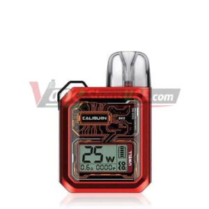 UWELL Caliburn GK3 Kit 25W Pod System 2.5ml Vape Kit 900mAh Starter Kit in Dubai, UAE RED