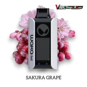 WAKA-Sopro-10000-Puff-Disposable - Sakura Grape