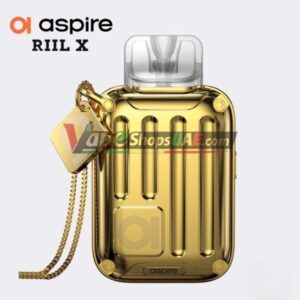 aspire riil x pod kit 700mah in dubai gold plated