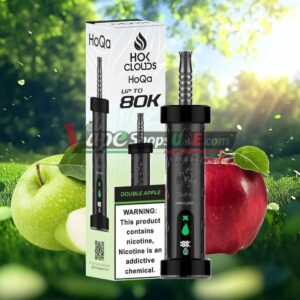 hok clouds hoqa 80k puffs 5 nicotine shisha based vape in uae double apple