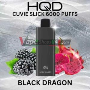 hqd cuvie slick 6000 puffs 50mg nicotine in uae black dragon