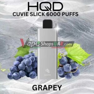 hqd cuvie slick 6000 puffs 50mg nicotine in uae grapey