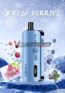 hqd glaze plus 12000 puffs 50mg nicotine dual mesh coil disposable vape in uae fresh berries