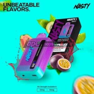 nasty bar 8500 puffs 20 mg and 50 mg disposable vape in uae kiwi passion fruit guava