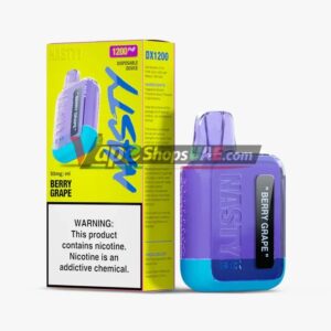 nasty bar dx 1200 puffs disposable device in dubai berry grape