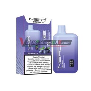 nerd fire 8000 puffs disposable vape in dubai blueberry
