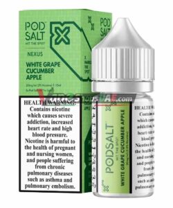 pod salt nexus e-liquid 20mg nicotine 30ml in uae white grape apple cucumber