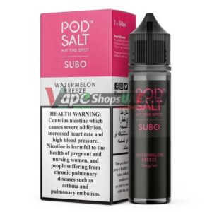 pod salt subo 3mg 50ml e juice in dubai watermelon breeze