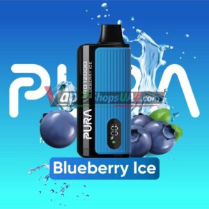 pura pro 12000 puffs 20mg and 50mg disposable vape in uae blueberry ice