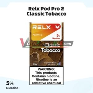 relx pod pro 2 pods 19ml in uae classic tobacco