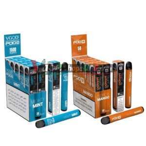 vgod pod 1k 1500 puffs 20mg nicotine disposable vape in uae gallery