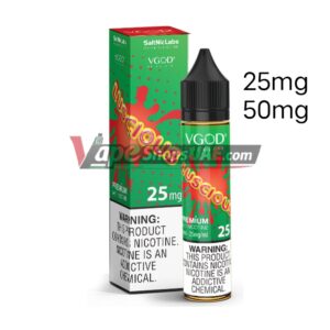 vgod salt nicotine e-liquid 25mg and 50mg in dubai luscious