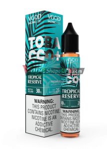 vgod tobacco plus saltnic 30ml e liquid 25mg 50mg in dubai uae troical reseve