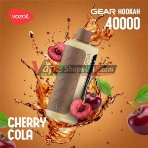 vozol gear hookah 40000 puffs disposable vape 5mg in the uae cherry cola