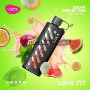 vozol gear shisha 25000 puffs dual mode 5mg nicotine in uae love 777