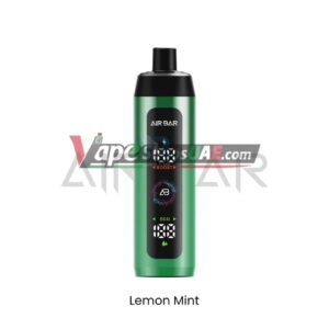 airbar e-shisha 15000 puffs 3mg nicotine dtl vape in uae lemon mint