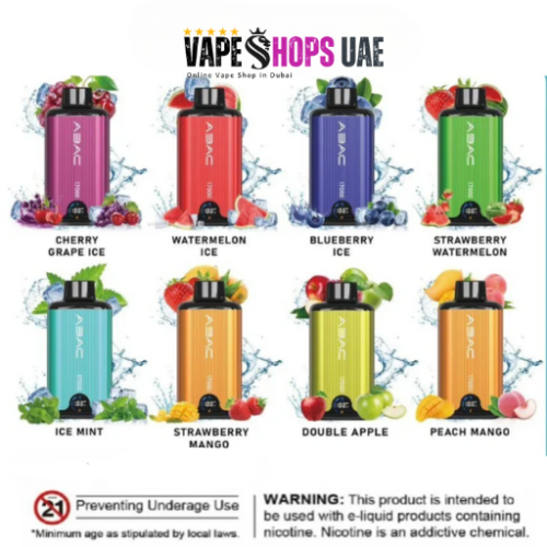 ABAC 17000 Puffs Disposable Vape Dual Mesh 5% Nicotine