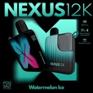 New Pod Salt Nexus 12000 Puffs Watermelon Ice Disposable Vape in Dubai