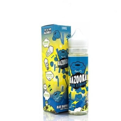 BAZOOKA - BLUE RASPBERRY SOUR STRAWS - 60ML