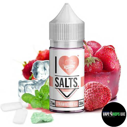 STRAWBERRY ICE - I LOVE SALTS - MAD HATTER JUICE - 30ML