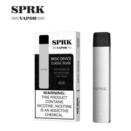 MYLE SPRK Basic Pod System kit in Dubai - Classic Silver