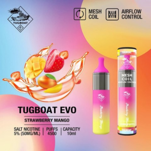 Tugboat EVO Disposable Vape in Dubai - Strawberry Mango