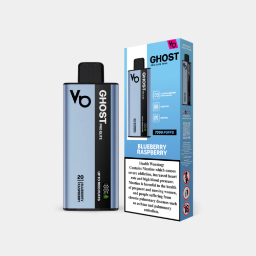 VAPES BARS GHOST PRO ELITE 7000 PUFFS IN DUBAI - BLUEBERRY RASPBERRY