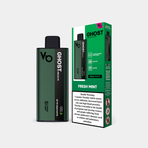 VAPES BARS GHOST PRO ELITE 7000 PUFFS IN DUBAI - FRESH MINT