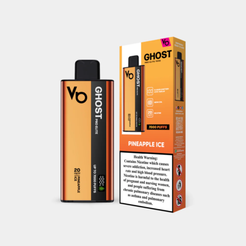 VAPES BARS GHOST PRO ELITE 7000 PUFFS IN DUBAI - PINEAPPLE ICE