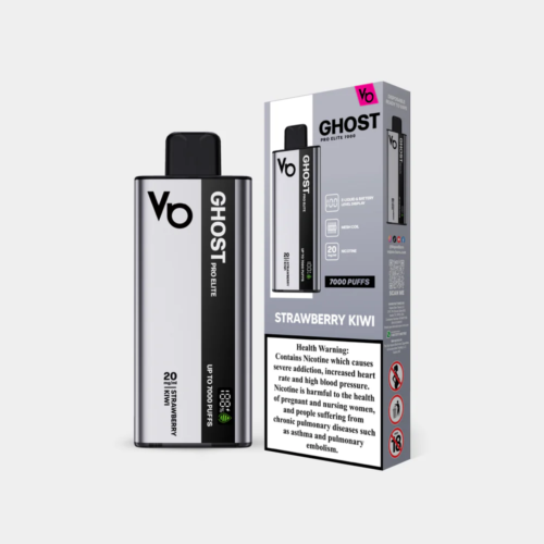 VAPES BARS GHOST PRO ELITE 7000 PUFFS IN DUBAI - STRAWBERRY KIWI