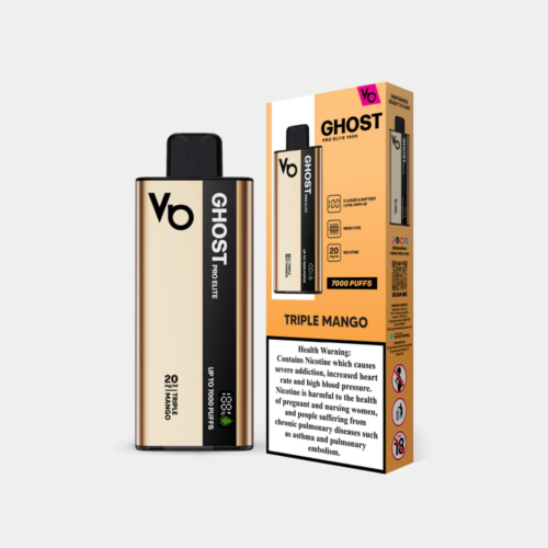 VAPES BARS GHOST PRO ELITE 7000 PUFFS IN DUBAI - TRIPLE MANGO