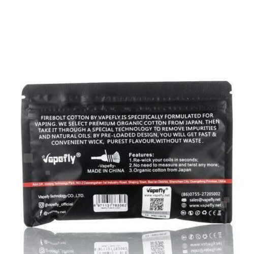 VAPEFLY FIREBOLT COTTON - 20PCS - Image 3