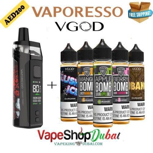 VAPORESSO TARGET PM80 WITH VGOD E-LIQUID