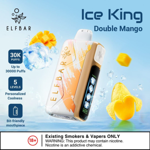 ELF BAR Ice King 30000 Puffs Disposable Vape - Double Mango