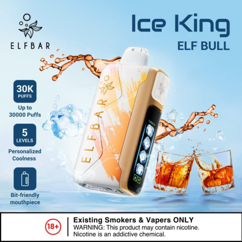 ELF BAR Ice King 30000 Puffs Disposable Vape - Elf Bull