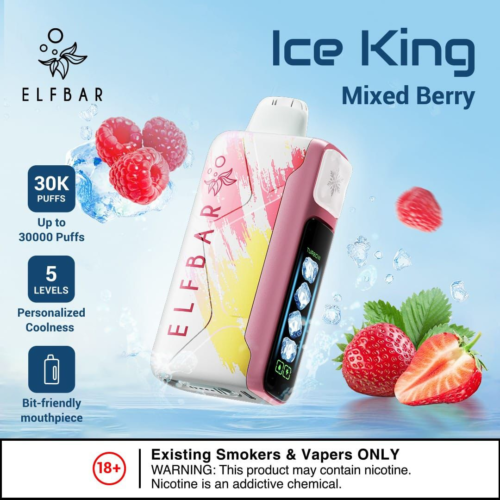 ELF BAR Ice King 30000 Puffs Disposable Vape - MIxed Berry