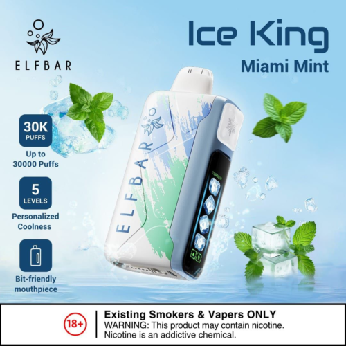 ELF BAR Ice King 30000 Puffs Disposable Vape - Miami Mint