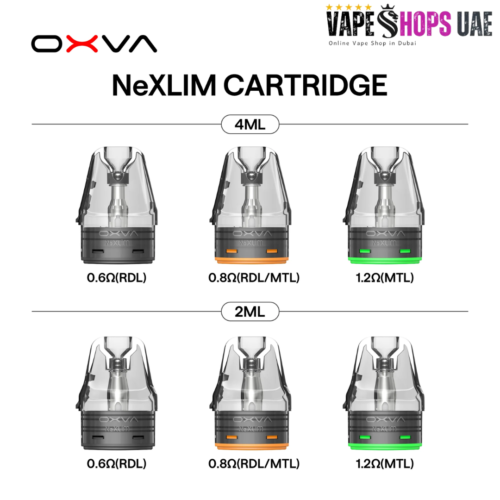 OXVA NeXLIM CARTRIDGE - 4ML_2ML - Pods