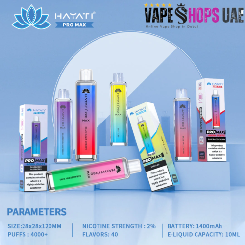 HAYATI Pro Max 4000 Plus Puffs 20mg Vape