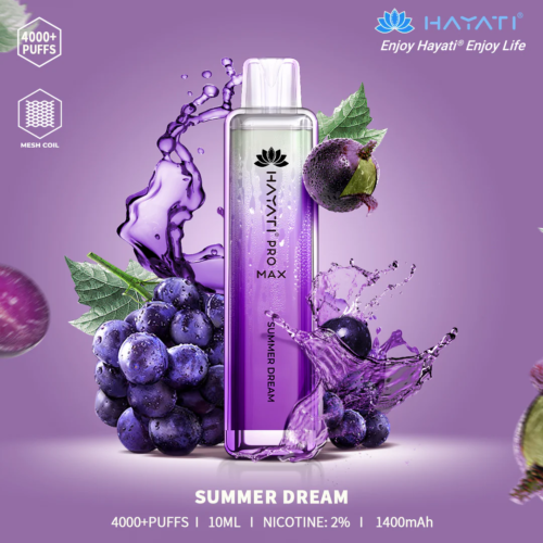 HAYATI Pro Max 4000 Plus Puffs 20mg Vape - SUMMER DREAM