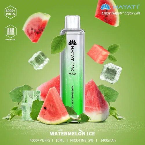 HAYATI Pro Max 4000 Plus Puffs 20mg Vape - WATERMELON ICE