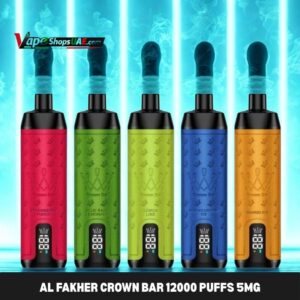 AL FAKHER Crown Bar 12000 Puffs 5MG Disposable Vape in Dubai