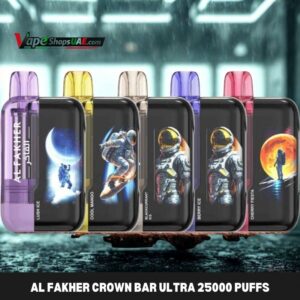 AL FAKHER Crown Bar Ultra 25000 puffs Disposable vape in Dubai